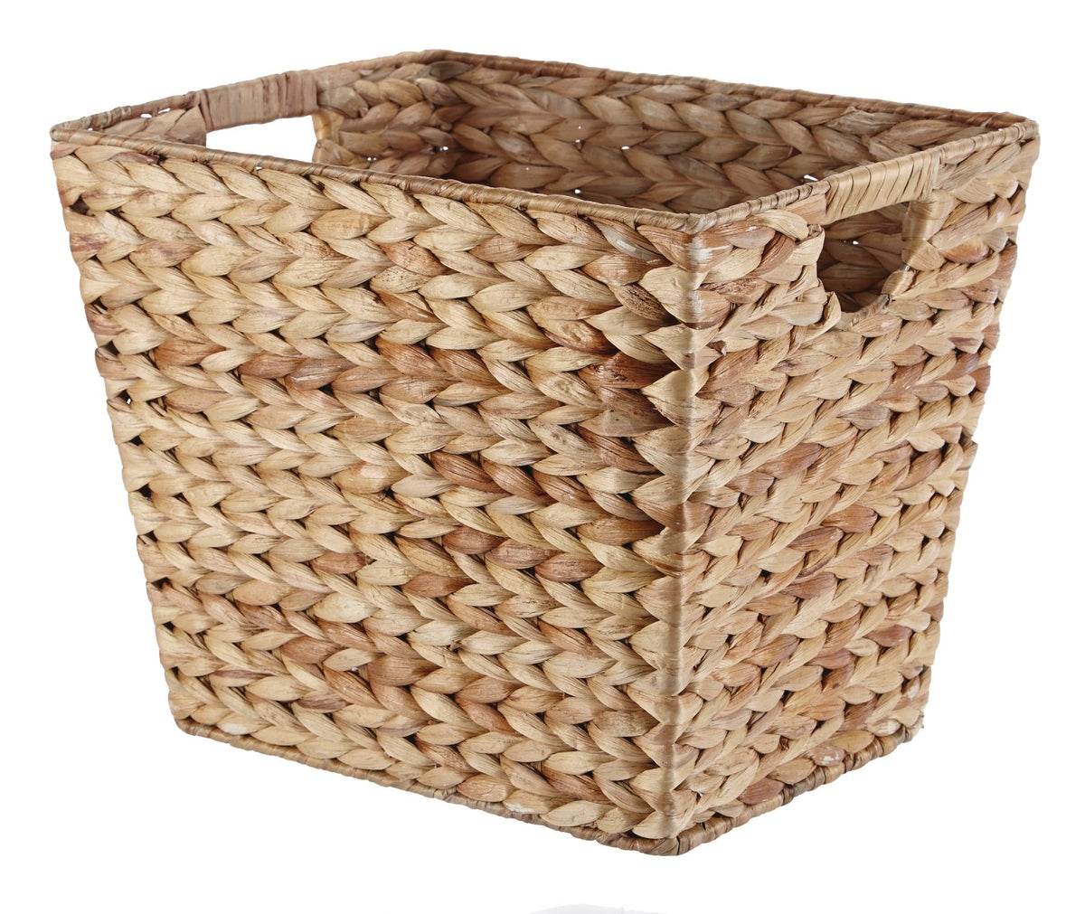 CANVAS Emery Rectangular Hand Woven Storage Basket, 14.57 x 12 x 12-in
