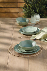 CANVAS Everyday Dinnerware Set, BPA-Free, Sage Green, 12-pk image 4