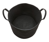 Canvas Finn Woven Cotton Rope Storage Basket, Black