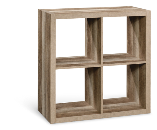 CANVAS Fraser 4-Cube Storage Organizer, Bookcase/Bookshelf, Light Oak Finish