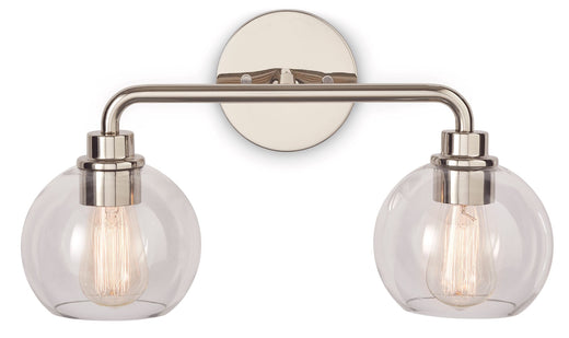 CANVAS Fuller 2-Light Vanity Light Fixture, Polished Nickel