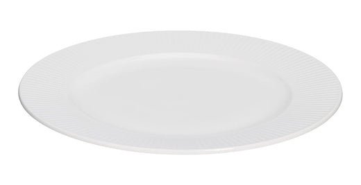 CANVAS Highbury Ribbed New Bone Dinner Plate, 1-pc, White