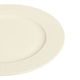 CANVAS Highbury Ribbed New Bone Dinnerware Set, Serves 4, 12-pc, White image 4