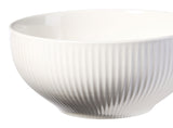 CANVAS Highbury Ribbed New Bone Low Bowl, 1-pc, White image 3