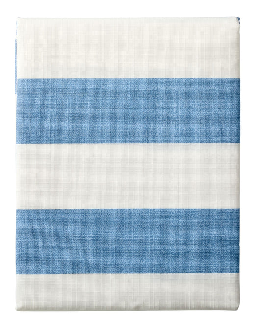 CANVAS Indoor/Outdoor Stripe PEVA Table Cloth, 60-in x 84-in
