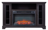 CANVAS Kingwood Media Electric Fireplace TV Stand, 57-in, 1500W, Includes Remote Control, Brown