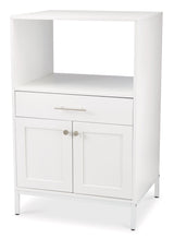 CANVAS Lawson Console Microwave Stand, White