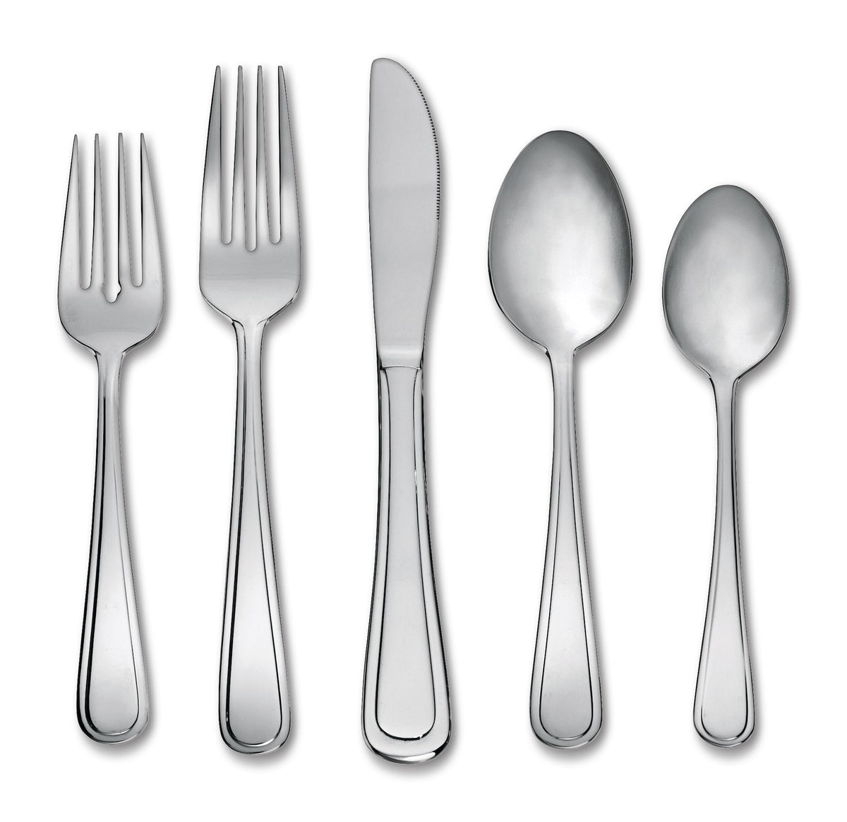 CANVAS Madison Stainless Steel Flatware Set, Serves 10, 50-pc