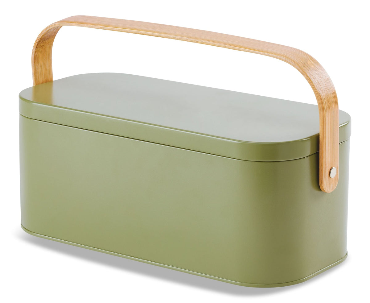 CANVAS Metal Gardening Storage Container, Iron, Green