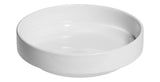 CANVAS Modern Edge Porcelain Dinner Bowl, 7.8-in, White