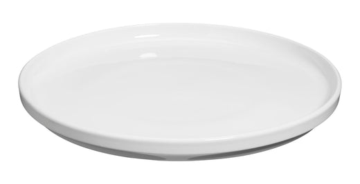 CANVAS Modern Edge Porcelain Dinner Plate, 10.5-in, White