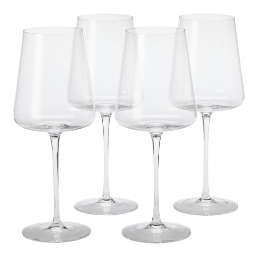 CANVAS Modern Lead-Free Stemmed Wine Glass Set, 4-pk