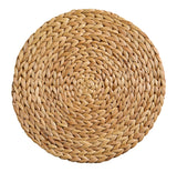 CANVAS Natural Round Paper Placemat/Charger, Beige, 4-pk image 2