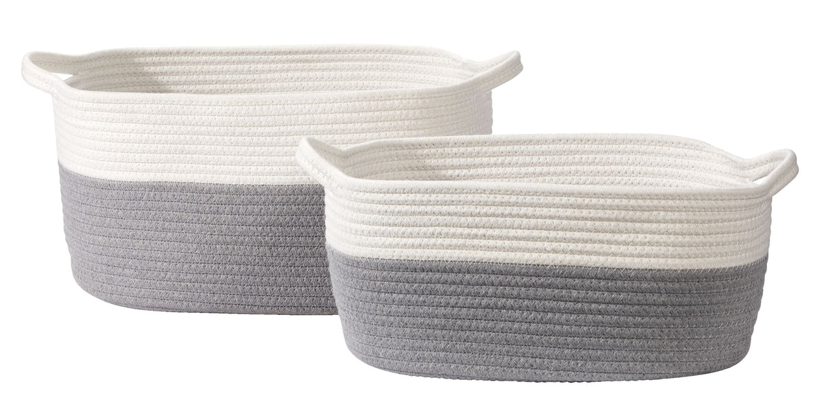 CANVAS Nesting Rope Baskets Set, 2-pk
