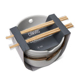 CANVAS Noodle Bowl with Chopsticks Set, Serves 2, 4-pc, White image 2