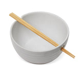 CANVAS Noodle Bowl with Chopsticks Set, Serves 2, 4-pc, White image 5