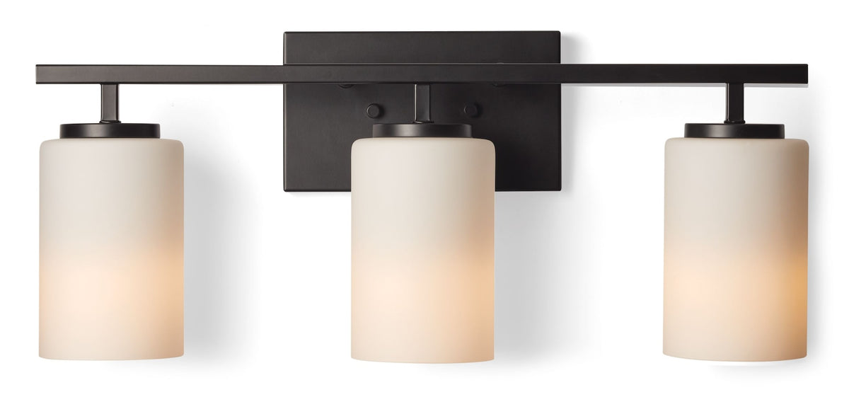 CANVAS Northfield 3-Light Vanity Light Fixture, Matte Black