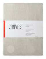 CANVAS Oatmeal Table Cloth, 60 x 84-in