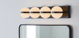 Canvas Orion 4-Light Vanity with Acrylic Glass, Black, 25-in image 6