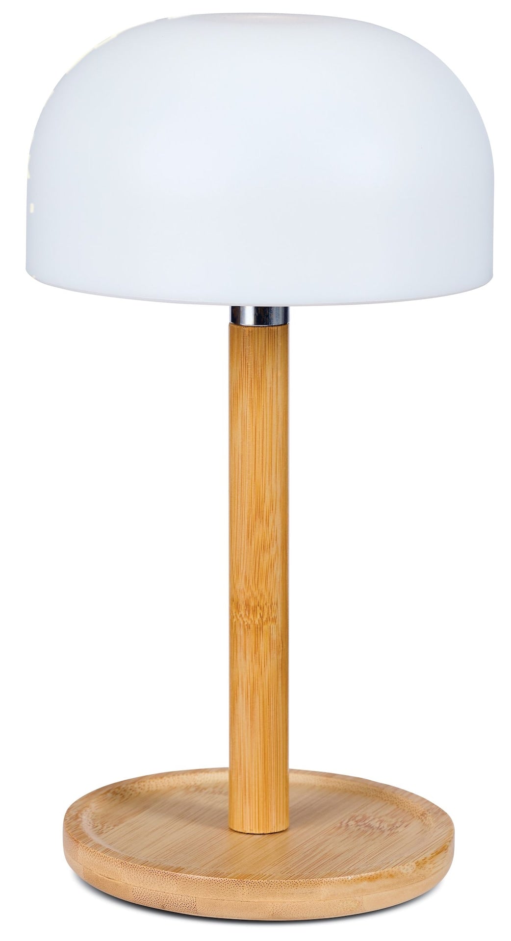 CANVAS Outdoor Rechargable Bamboo Mushroom Lamp, Multiple Colour Modes