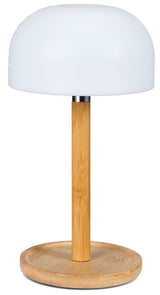 CANVAS Outdoor Rechargable Bamboo Mushroom Lamp, Multiple Colour Modes