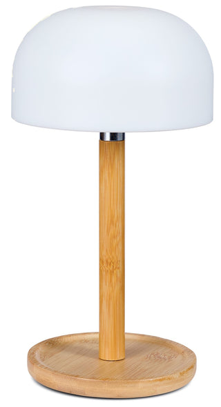 CANVAS Outdoor Rechargable Bamboo Mushroom Lamp, Multiple Colour Modes