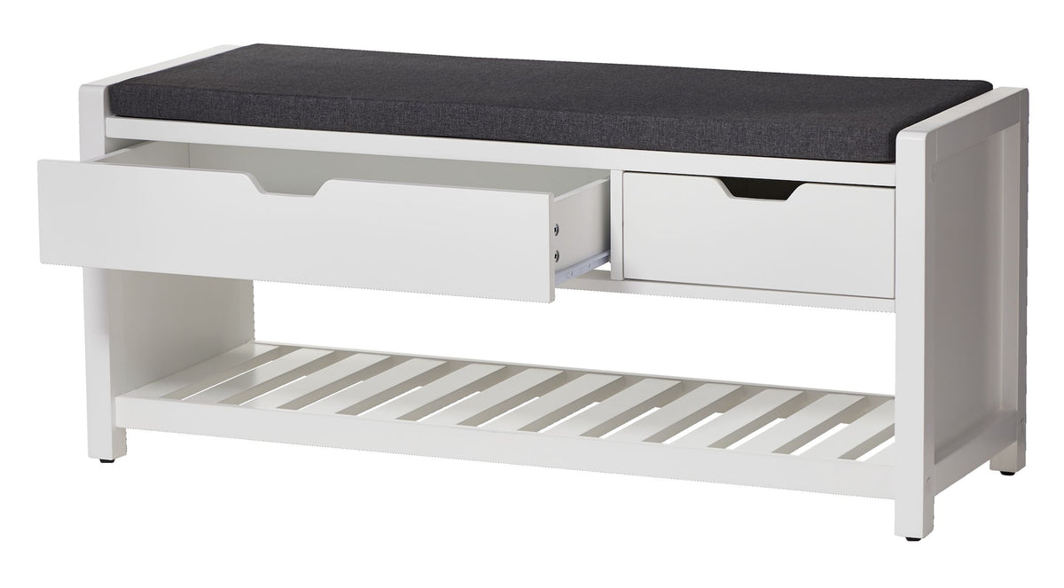 CANVAS Overbrook Entryway Bench, White