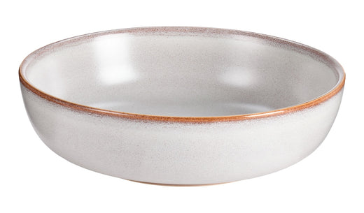 CANVAS Reactive Glaze Dinner Bowl, 1-pc, White with Reactive Glaze