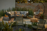 CANVAS Renfrew Square Outdoor Patio Conversation Dining Set with UV-Resistant Cushions, 3-pc image 8