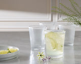 CANVAS Ribbed DOF Dinner Glass Set, Lead-free, 4-pc image 5