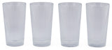 CANVAS Ribbed High Ball Glass Set, Lead-free, 4-pc image 4