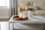 CANVAS Round Wood Serving Tray with Cut-Out Handles, 16-in image 4
