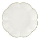 CANVAS Scalloped Dinner Plate, BPA-free, Plastic, Ivory Colour