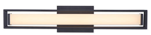 Canvas Slade 1-Light Integrated LED Vanity Light, Black, 24-in