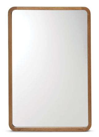 CANVAS Springside Pearwood Rectangular Wall Mirror, Brown, 24 x 36-in