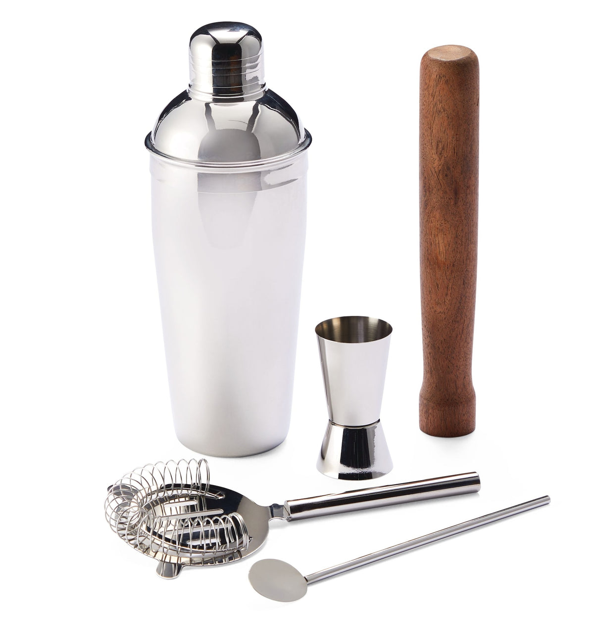CANVAS Stainless Steel Cocktail Making Set, 5-pc