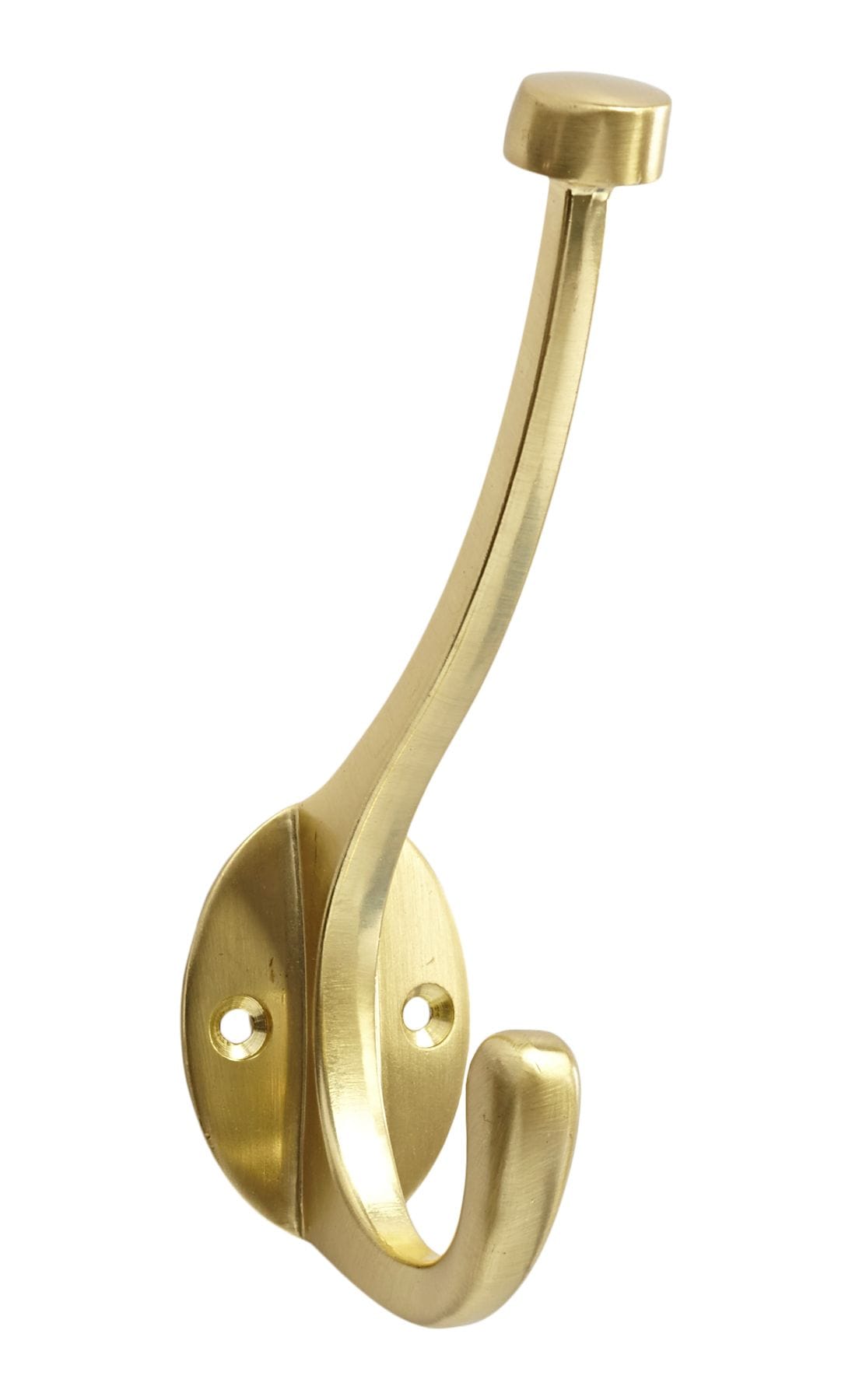 CANVAS Stainless Steel Single Pill Top Hook, Brass