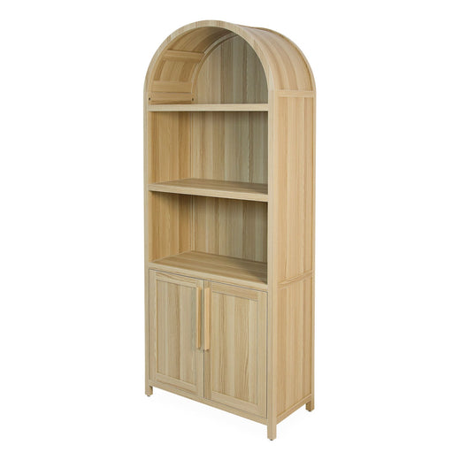 Canvas Stratford Arched Bookcase, Oak