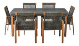 CANVAS Vernon All-Weather Wicker Casual Outdoor/Patio Dining Set, 7-pc image 2