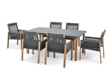 CANVAS Vernon All-Weather Wicker Casual Outdoor/Patio Dining Set, 7-pc image 3