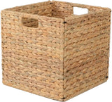 CANVAS Weiss Cube Woven Natural Material Collapsible Basket, 13 x 13-in