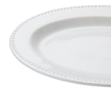 CANVAS Whitworth Oval Stoneware Platter, 11.3-in, White image 2