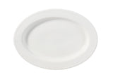 CANVAS Whitworth Oval Stoneware Platter, 11.3-in, White image 3