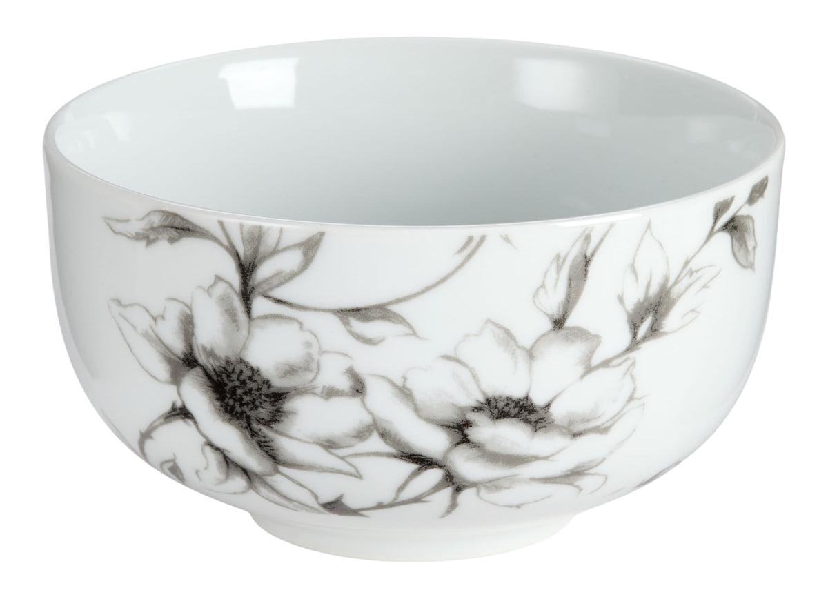 CANVAS Wild Rose All Purpose Bowl, 1-pc, White, Dishwasher & Microwave Safe