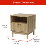 Canvas Winkler Side Table, Oak image 2
