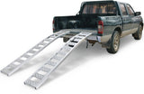 CargoMaster Aluminum Arched Loading Ramps Pair with Adjustable Straps, 90 x 12-in, 2-pc image 4
