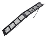 CargoMaster Power Sport Steel Mesh Centre Folding Loading Ramp, 80 x 11 in, Single Ramp