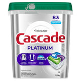 Cascade Platinum ActionPacs Fresh Dishwasher Pods, 83-ct