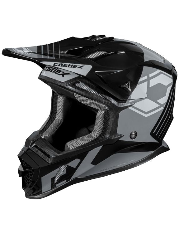 Castle X CX200 Sector MX Helmet, Grey