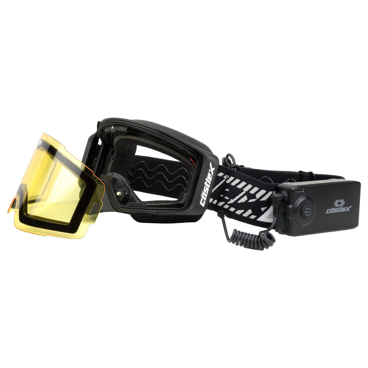 CastleX Heated Goggle Replacement Shield, Yellow